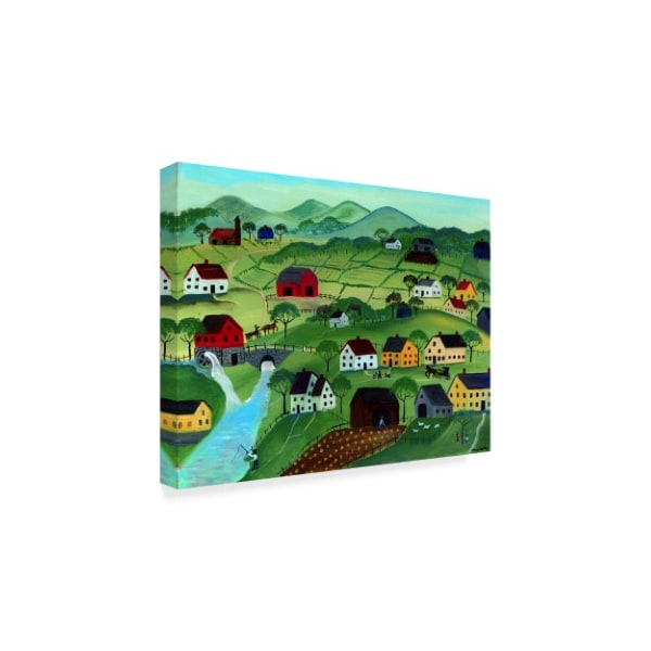 Cheryl Bartley 'Countryside' Canvas Art,35x47